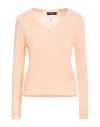 Fabiana Filippi Woman Sweater Salmon Pink Size 4 Cashmere In Orange