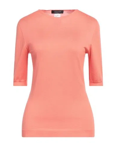 Fabiana Filippi Woman Sweater Salmon Pink Size 10 Silk, Cotton