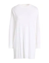 Fabiana Filippi Woman Sweater White Size 12 Virgin Wool, Cotton In White