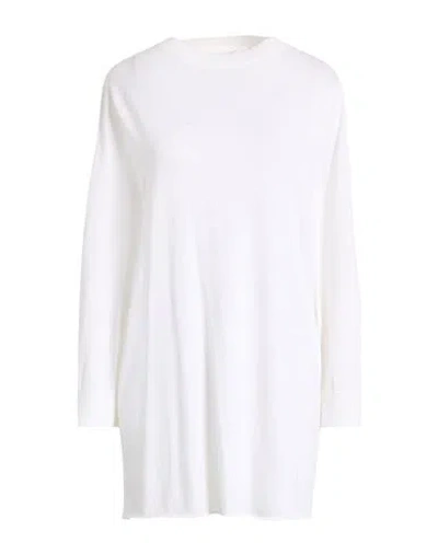 Fabiana Filippi Woman Sweater White Size 12 Virgin Wool, Cotton
