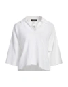 Fabiana Filippi Bead-embellished Knitted Polo Jumper In White