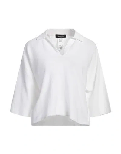 Fabiana Filippi Bead-embellished Knitted Polo Jumper In White
