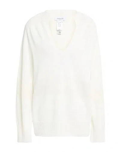 Fabiana Filippi Woman Sweater White Size 4 Cotton, Linen, Polyester