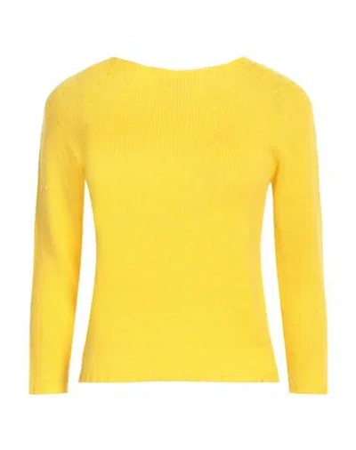 Fabiana Filippi Woman Sweater Yellow Size 8 Cashmere