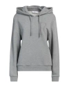Fabiana Filippi Woman Sweatshirt Grey Size 12 Cotton In Grey