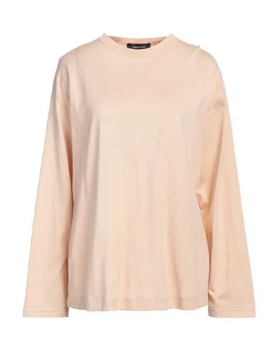 Fabiana Filippi Woman T-shirt Apricot Size 8 Cotton, Viscose In Orange