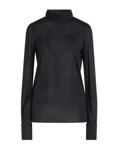 Fabiana Filippi Woman T-shirt Black Size 10 Silk