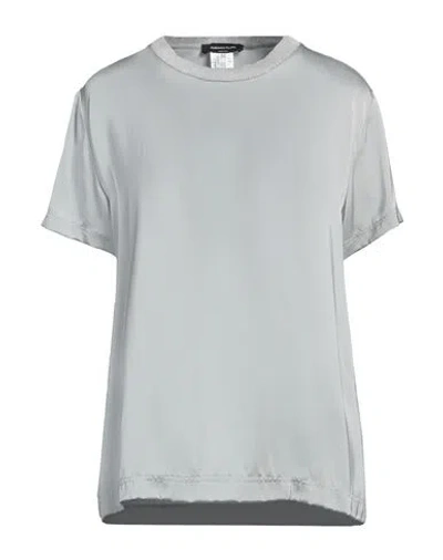 FABIANA FILIPPI FABIANA FILIPPI WOMAN T-SHIRT LIGHT GREY SIZE 10 VISCOSE