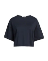 Fabiana Filippi Woman T-shirt Navy Size 4 Cotton