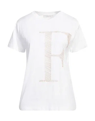 Fabiana Filippi Woman T-shirt White Size 12 Cotton