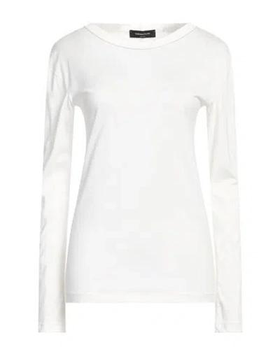 Fabiana Filippi Woman T-shirt White Size 6 Cotton