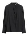 Fabiana Filippi Woman Top Black Size 6 Acetate, Silk, Ecobrass In Black