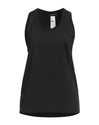 Fabiana Filippi Contrast-panel Tank Top In Black