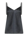 Fabiana Filippi Woman Top Black Size 6 Silk, Elastane, Brass