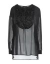 Fabiana Filippi Semi-sheer Blouse In Black