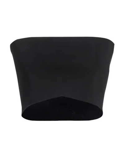 Fabiana Filippi Woman Top Black Size L Viscose, Polyester In Black