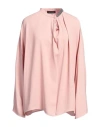 Fabiana Filippi Woman Top Blush Size 10 Acetate, Silk, Ecobrass In Pink
