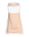 Fabiana Filippi Cream Cotton Top In Pink