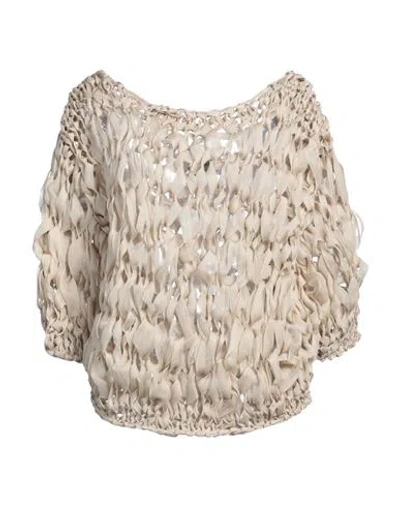 Fabiana Filippi Woman Top Cream Size S Silk In White