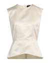 Fabiana Filippi Woman Top Ivory Size 10 Polyester In White