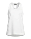 Fabiana Filippi Panelled Cotton Tank Top In White