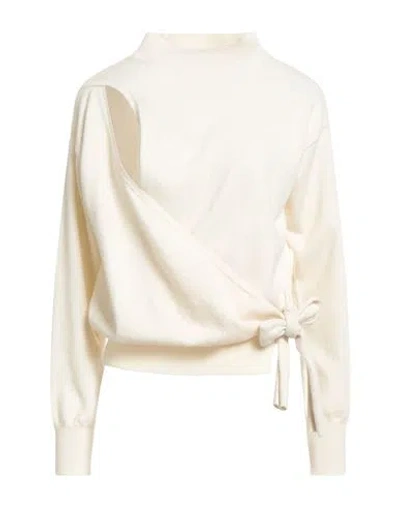 Fabiana Filippi Woman Turtleneck Cream Size 10 Cashmere In White