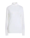 Fabiana Filippi Woman Turtleneck Ivory Size 12 Virgin Wool In White
