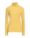 Fabiana Filippi Woman Turtleneck Marigold Size 4 Virgin Wool, Silk, Cashmere, Alpaca Wool, Polyester