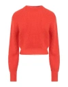 Fabiana Filippi Woman Sweater Red Size 10 Mohair Wool, Polyamide, Wool In Red