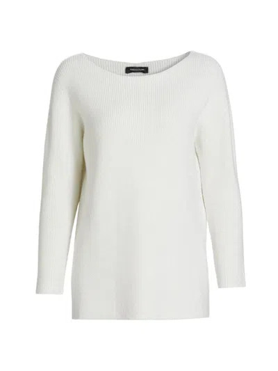 Fabiana Filippi Women's Brilliant Merino Wool-blend Sweater In White