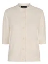 Fabiana Filippi Button-down Cardigan In White