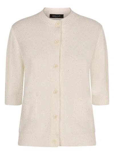 FABIANA FILIPPI WOMEN'S COTTON AND LINEN CARDIGAN