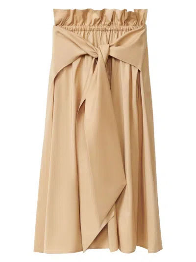 FABIANA FILIPPI WOMEN'S COTTON BLEND LONG SKIRT