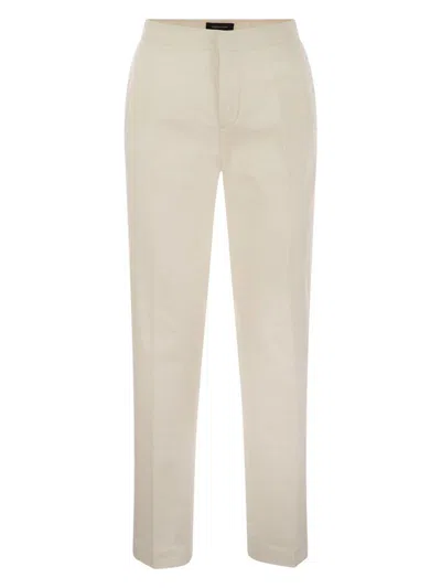 FABIANA FILIPPI WOMEN'S COTTON GABARDINE TROUSERS