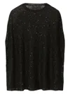 Fabiana Filippi Embroidered Sequin Sweater In Black