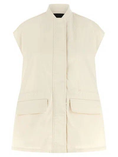 Fabiana Filippi Crochet Vest In Neutral