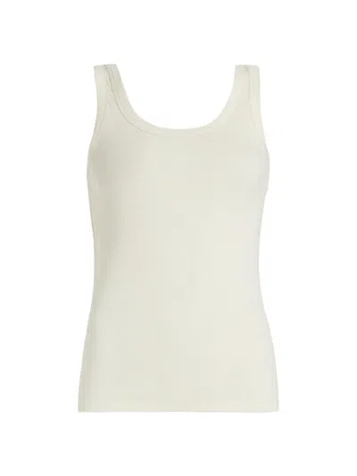 Fabiana Filippi Women's Diamante Trim Rib-knit Tank In Brown