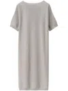 Fabiana Filippi Women's Cotton Knitted Midi Dress In Grey