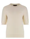 Fabiana Filippi Short Sleeve Sweater In 0149