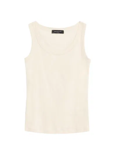 Fabiana Filippi Women's Jersey Cotton Tank In Neutral
