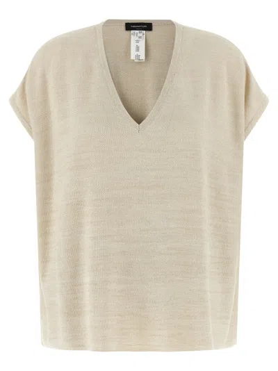 Fabiana Filippi Women's Lamé Thread Sweater In Gold