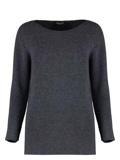 FABIANA FILIPPI WOMEN'S LUREX LONG SLEEVE SWEATER