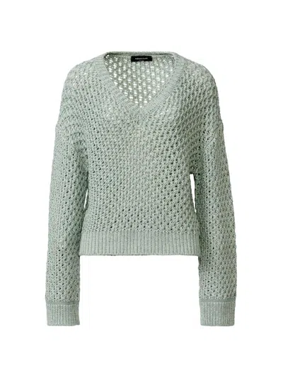 Fabiana Filippi Women's Mouliné Knit Sweater In Gray