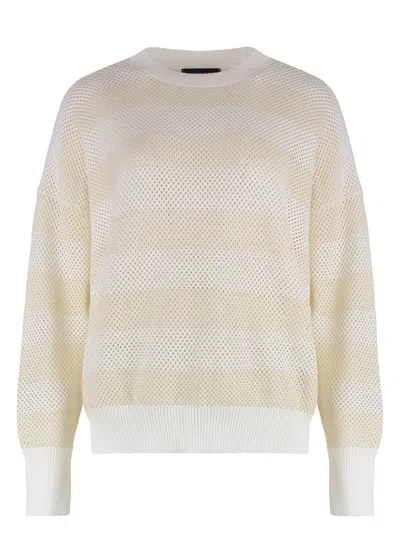 FABIANA FILIPPI WOMEN'S OPENWORK-KNIT PULLOVER SWEATER