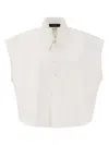 Fabiana Filippi Women's Oversized Silhouette Cotton Poplin Shirt In White