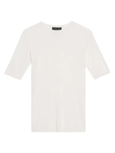Fabiana Filippi Fine-knit T-shirt In Neutral