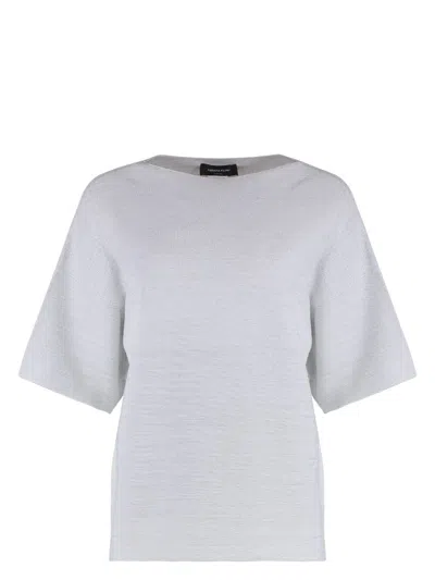 FABIANA FILIPPI WOMEN'S SHORT SLEEVE SWEATER