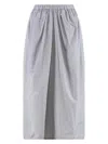 Fabiana Filippi Silk Blend Trousers In Grey