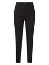 Fabiana Filippi Slim Trousers In Technical Cotton In Black