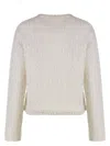 Fabiana Filippi Soft Blended Fabric Sweater In Green